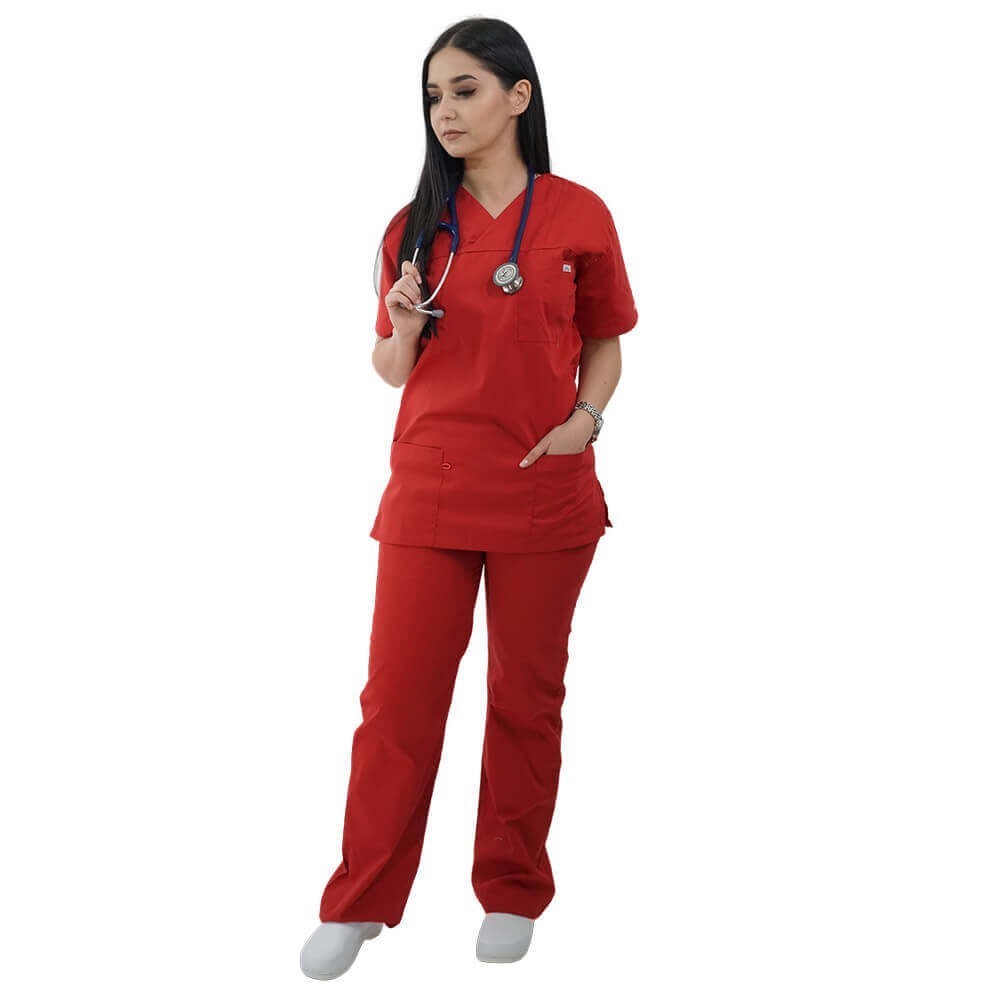 Costum medical Lotus 2, Basic 1, rosu