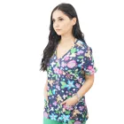 Bluza medicala imprimata Lotus 1