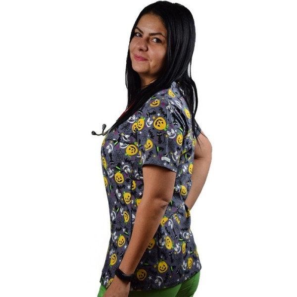 Bluza medicala imprimata