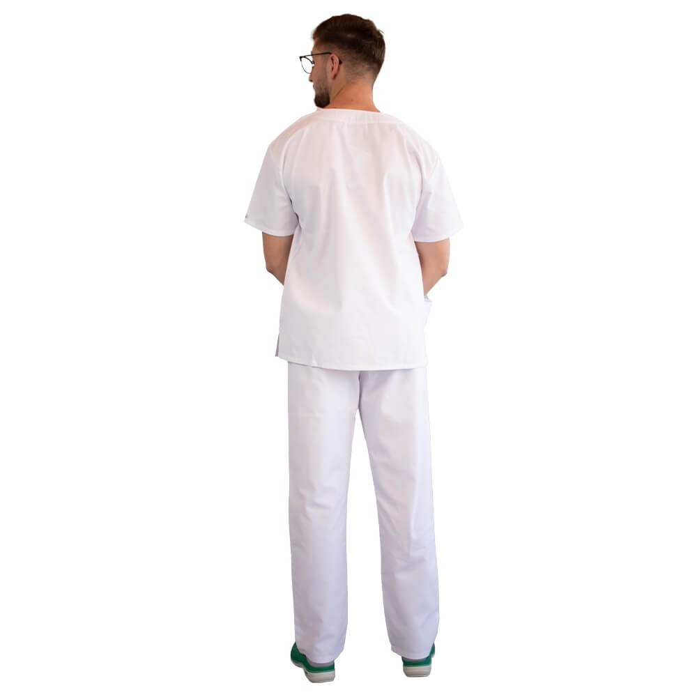 Costum medical Lotus 1, Basic 1, alb