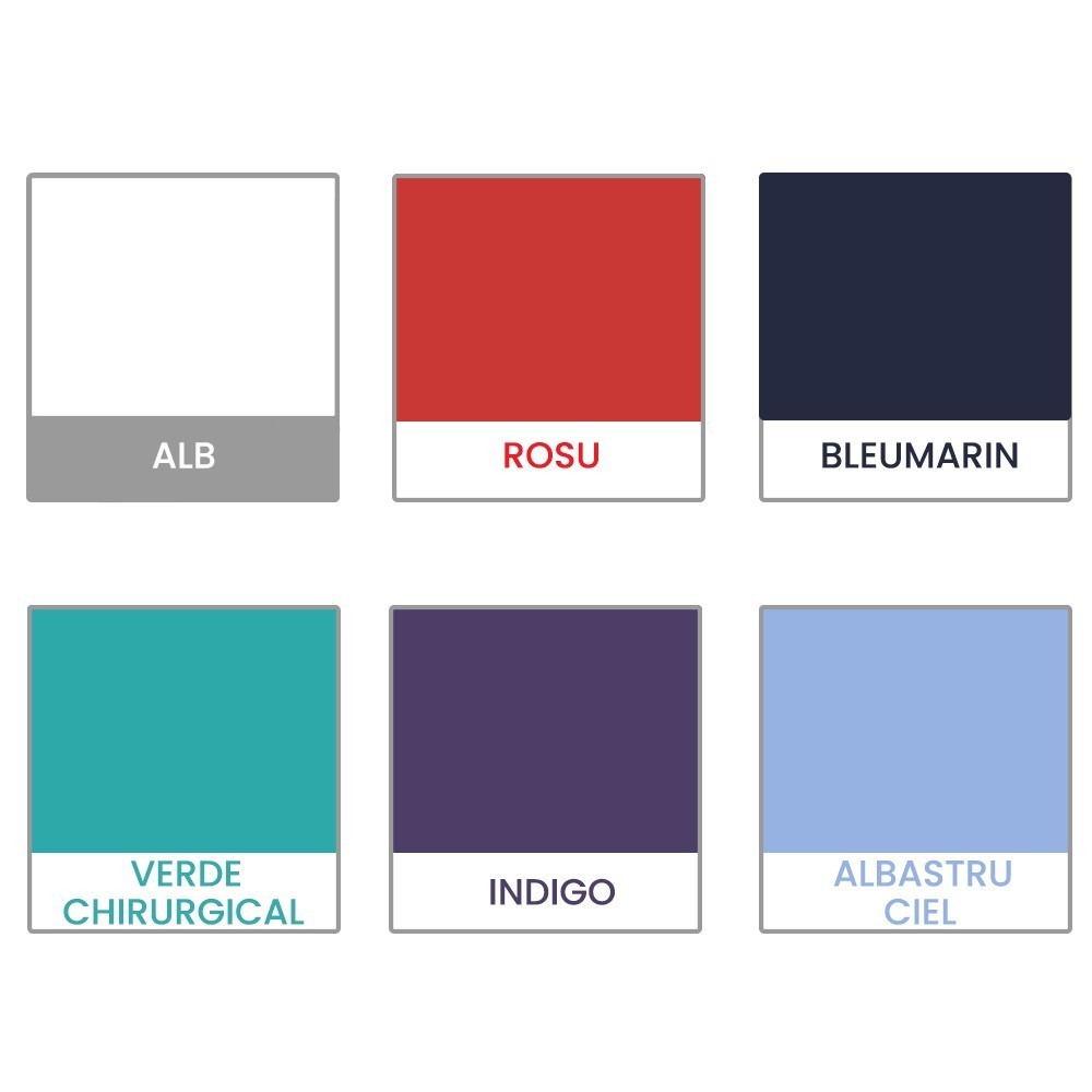 Costum medical Lotus 1, Basic 1, alb