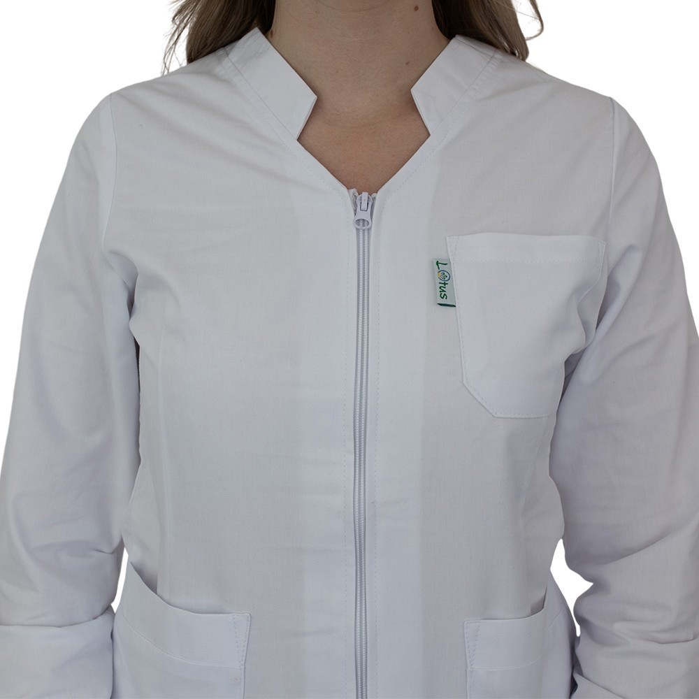 Bluza cu fermoar si guler romb, maneca lunga, Lotus 2