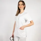 Bluza asimetrica cu capse