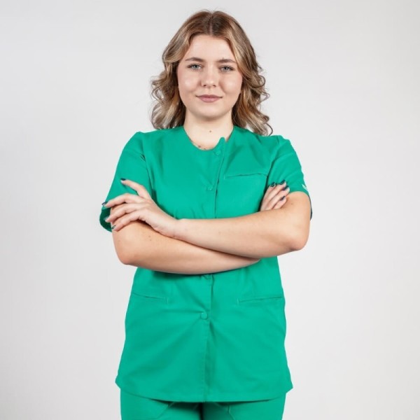 Bluza asimetrica cu capse Lotus 2