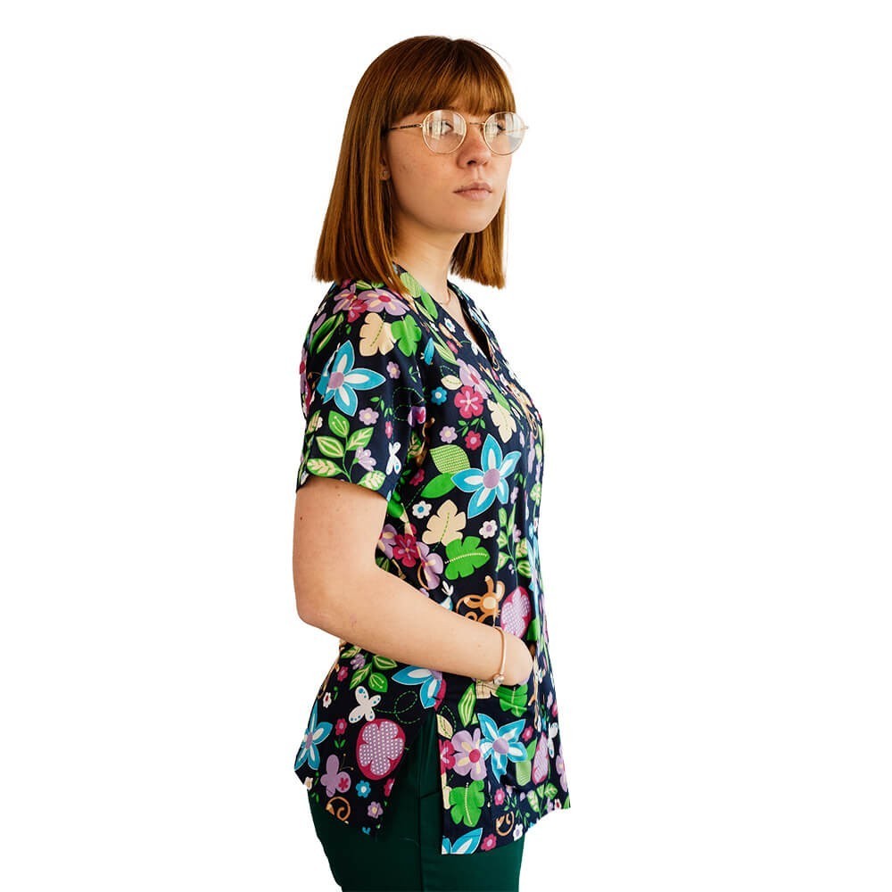 Bluza kimono imprimata, Lotus 1, Monkey Flower