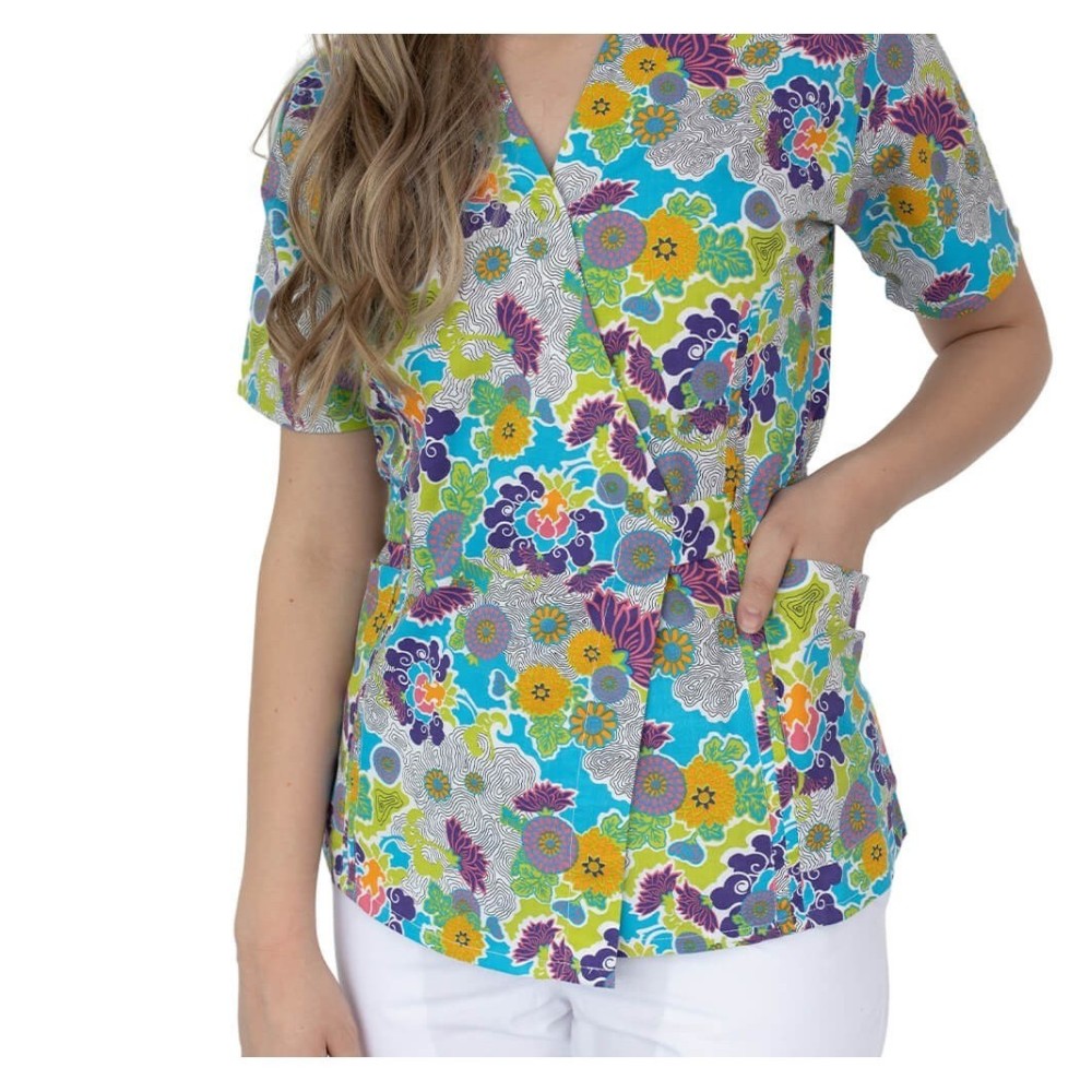 Bluza kimono imprimata, Lotus 1, Mazy Flower