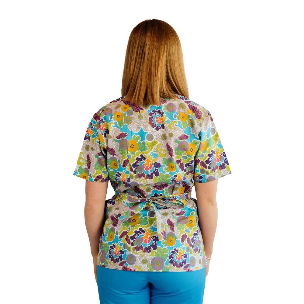 Bluza kimono imprimata, Lotus 1, Mazy Flower