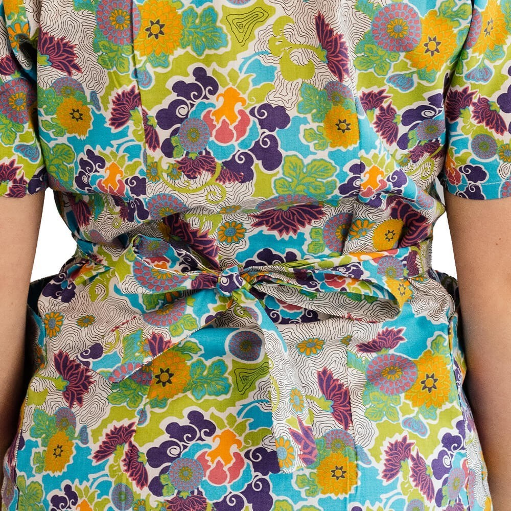 Bluza kimono imprimata, Lotus 1, Mazy Flower