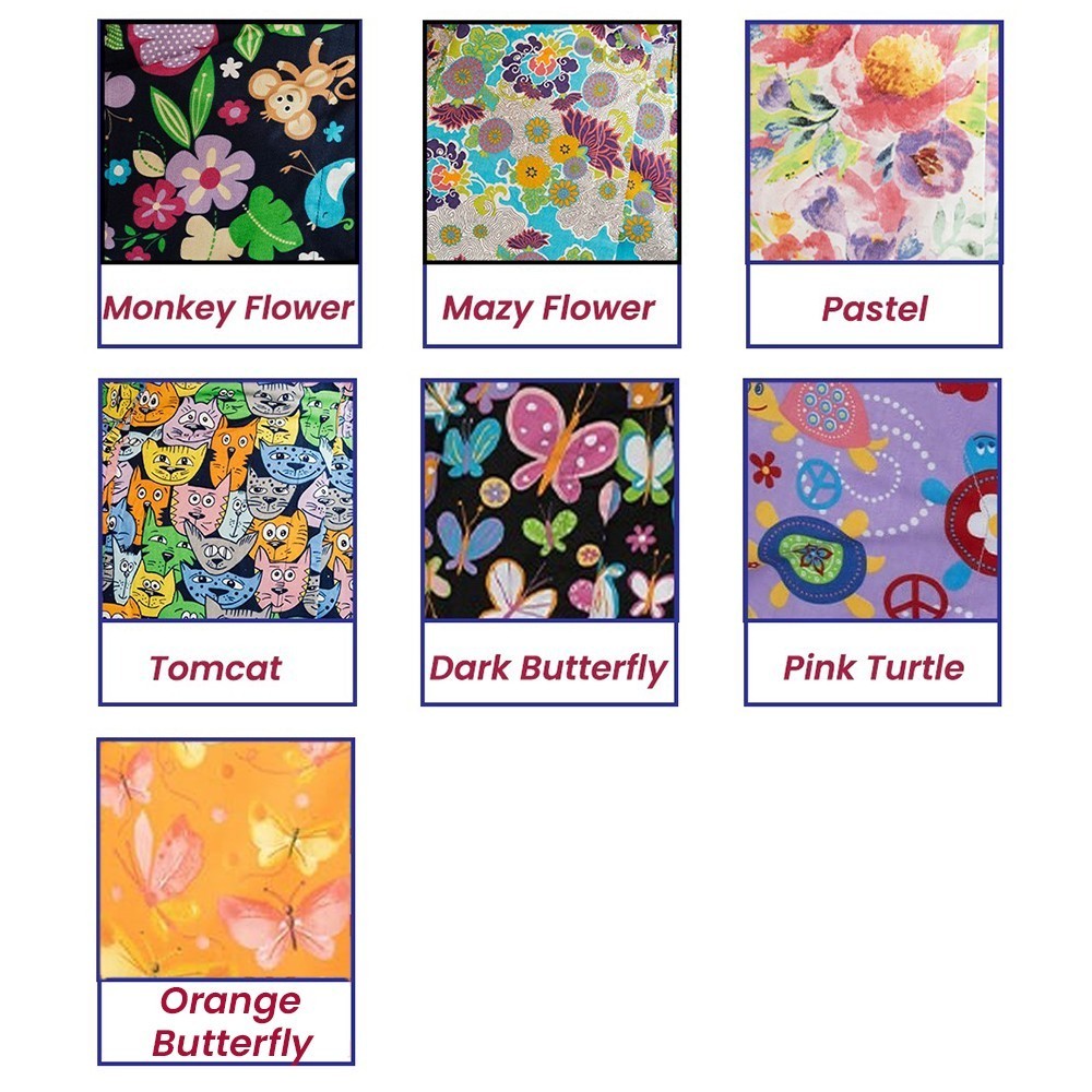 Bluza imprimata asimetrica, cu capse, Lotus 1, Pink Turtle