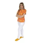 Bluza imprimata asimetrica