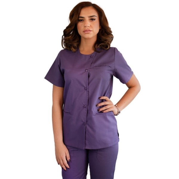 Bluza asimetrica cu capse Lotus 2