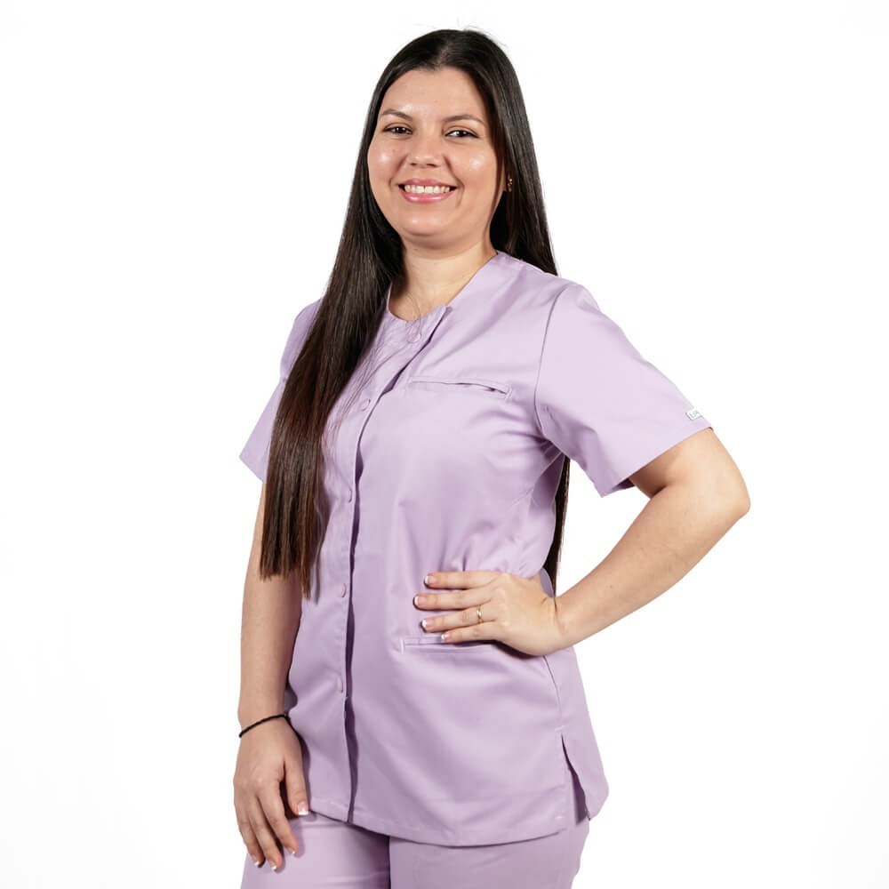 Bluza asimetrica cu capse Lotus 2