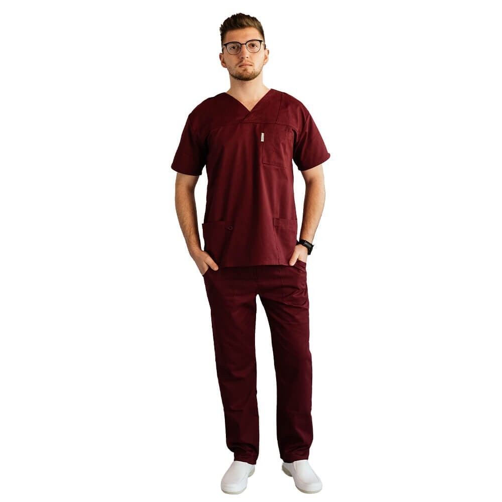 Costum medical Lotus 1, Basic 1, visiniu