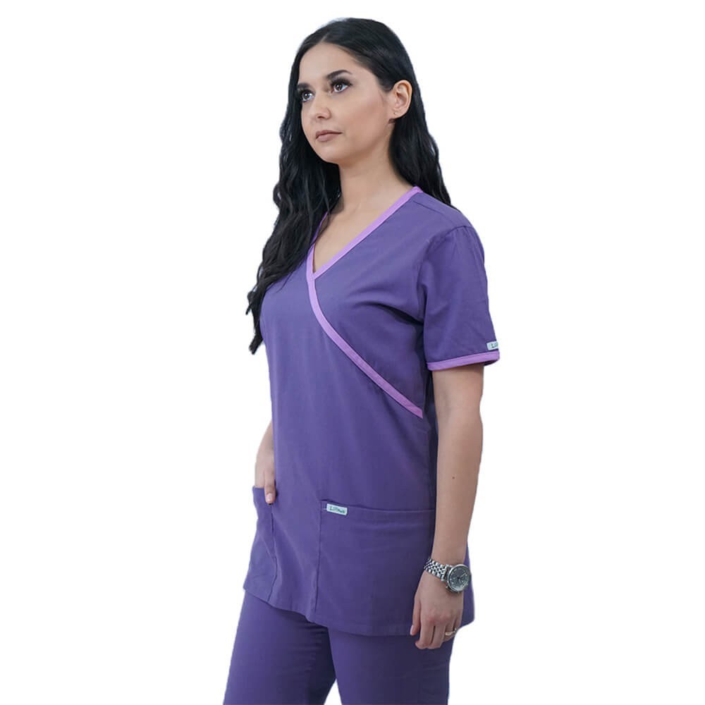 Costum medical Lotus 1, LK182 mock, indigo