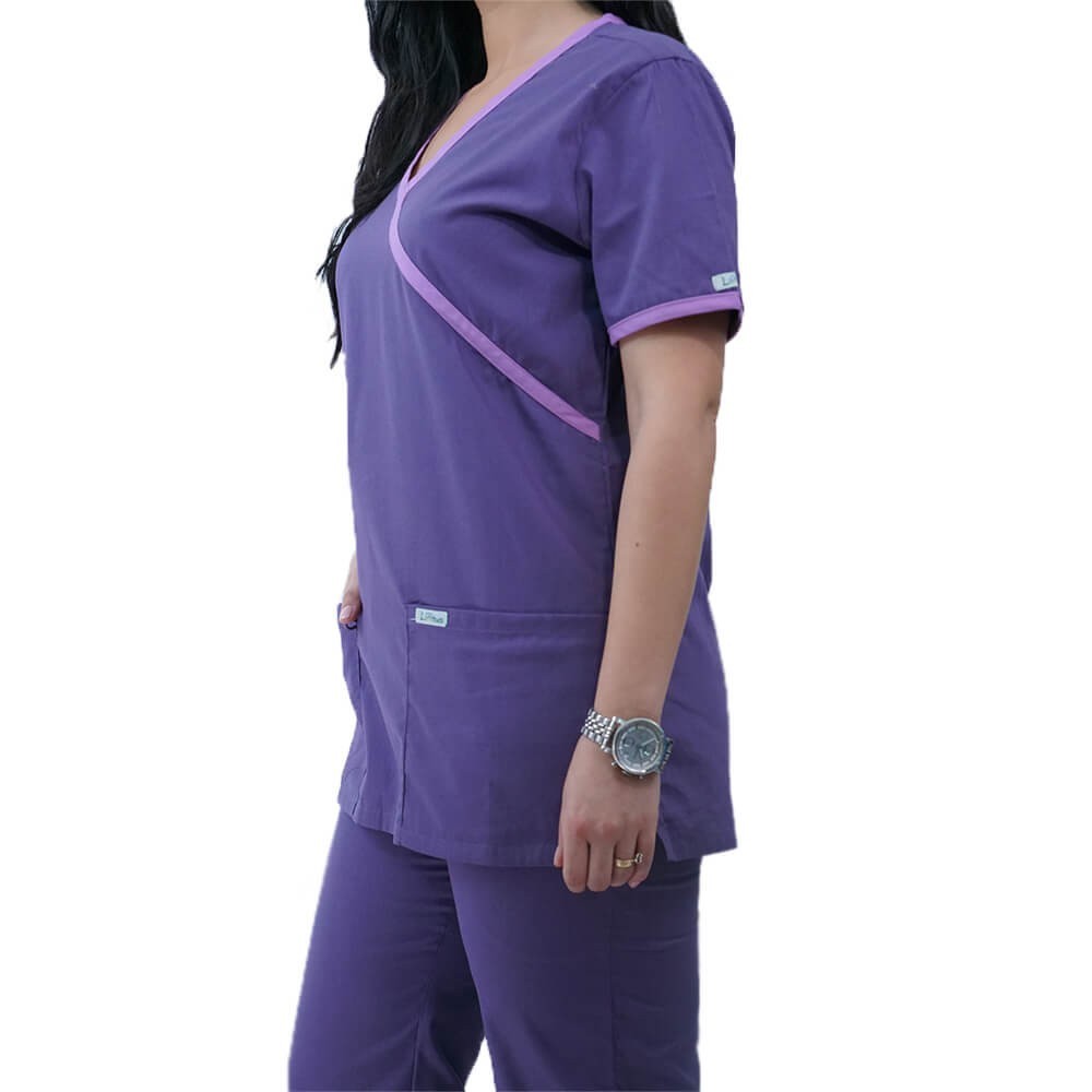 Costum medical Lotus 1, LK182 mock, indigo