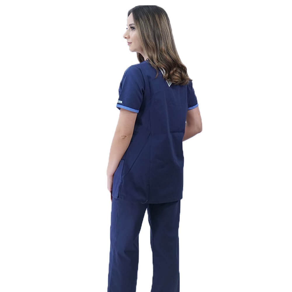 Costum medical Lotus 1, LK182 mock, indigo