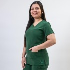 Costum medical Lotus Flex, stretch, verde hunter, TS-NP10 TS-SP3