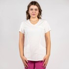 Costum medical Lotus Flex, stretch, alb/fucsia orhidee, TRS-NP13 TS-SP3