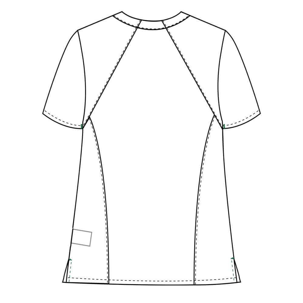 Bluza medicala Lotus Flex, stretch, mov deschis, CVC-NP4