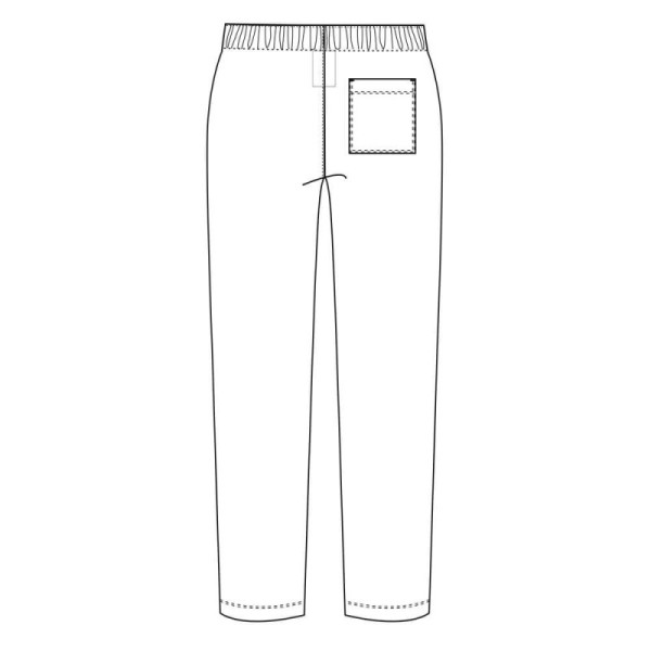 Pantaloni medicali Lotus Flex, stretch, cu elastic si snur, bleumarin, CVC-SP2