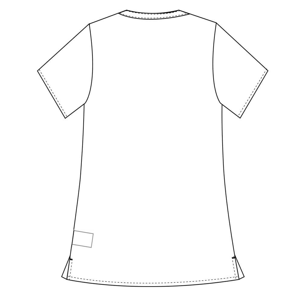 Bluza medicala Lotus Flex, stretch, wine, CVC-NP3