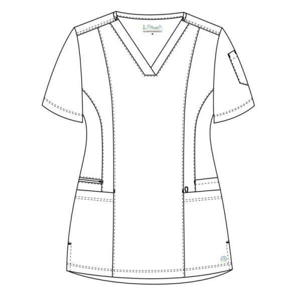 Bluza medicala Lotus Flex, stretch, gri, TS-NP7