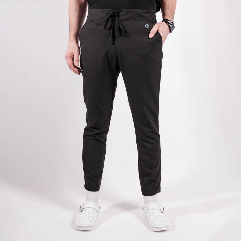 Costum medical Lotus Flex, stretch, negru, TS-NP9 TRS-SP9