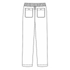 Pantaloni medicali Lotus Flex, stretch, cu snur, negru, TRS-SP9