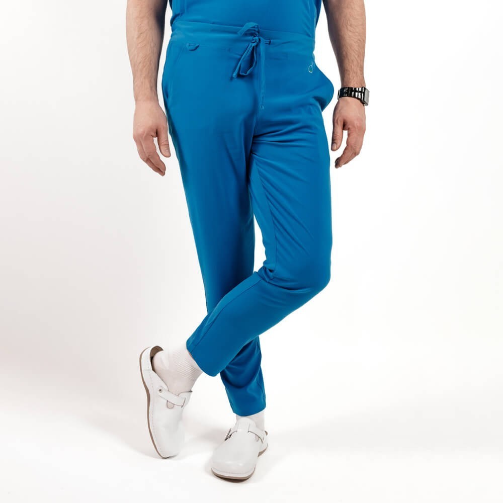 Costum medical Lotus Flex, stretch, albastru royal, TS-NP9 TS-SP9