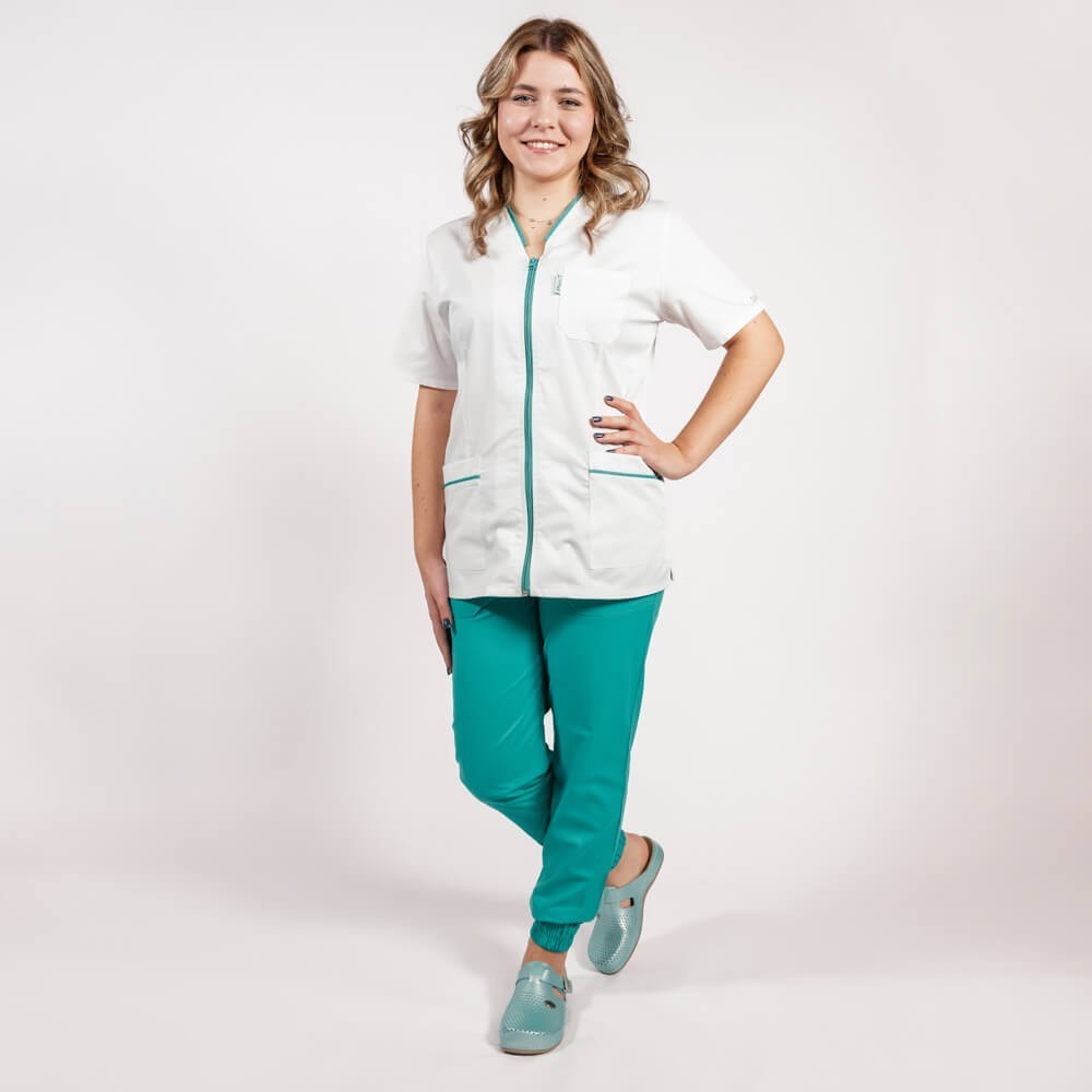 bluza cu fermoar si paspol