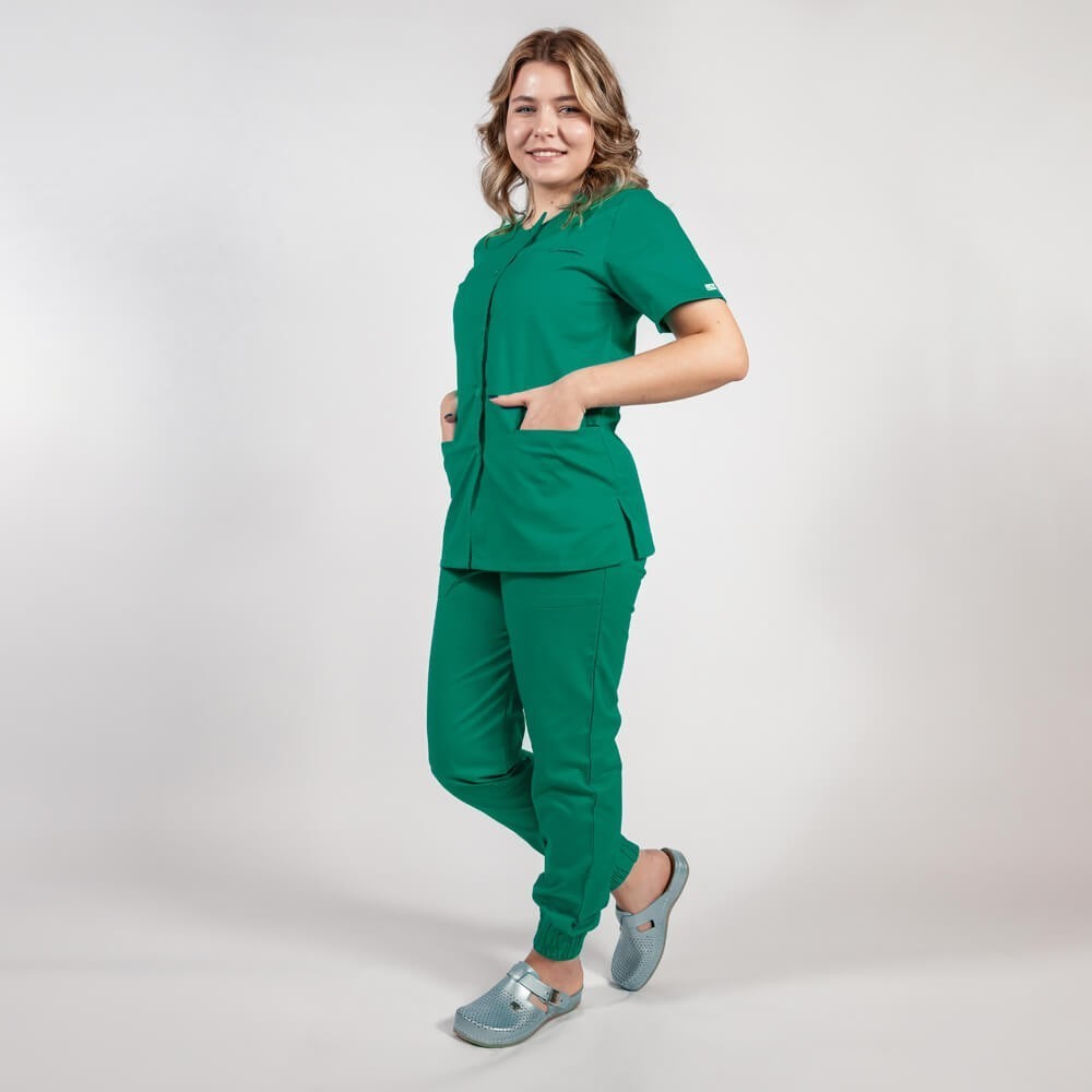 bluza asimetrica cu capse