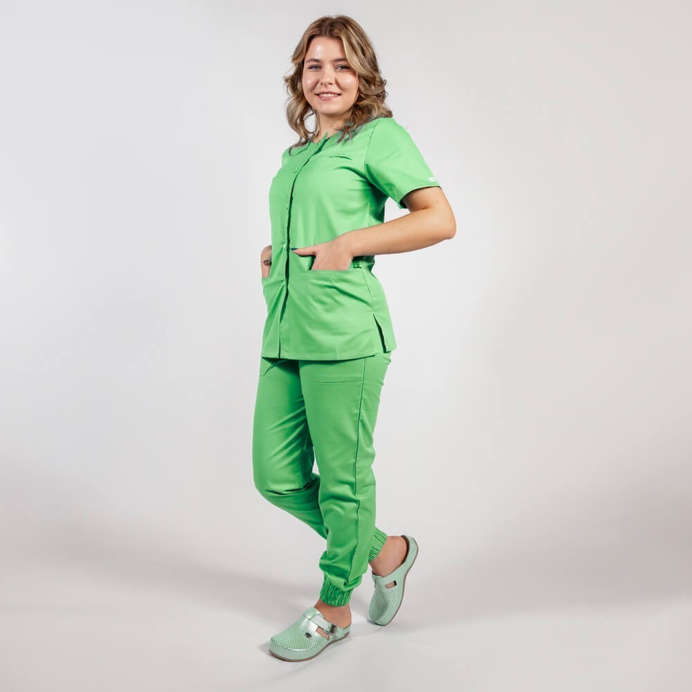 bluza asimetrica cu capse