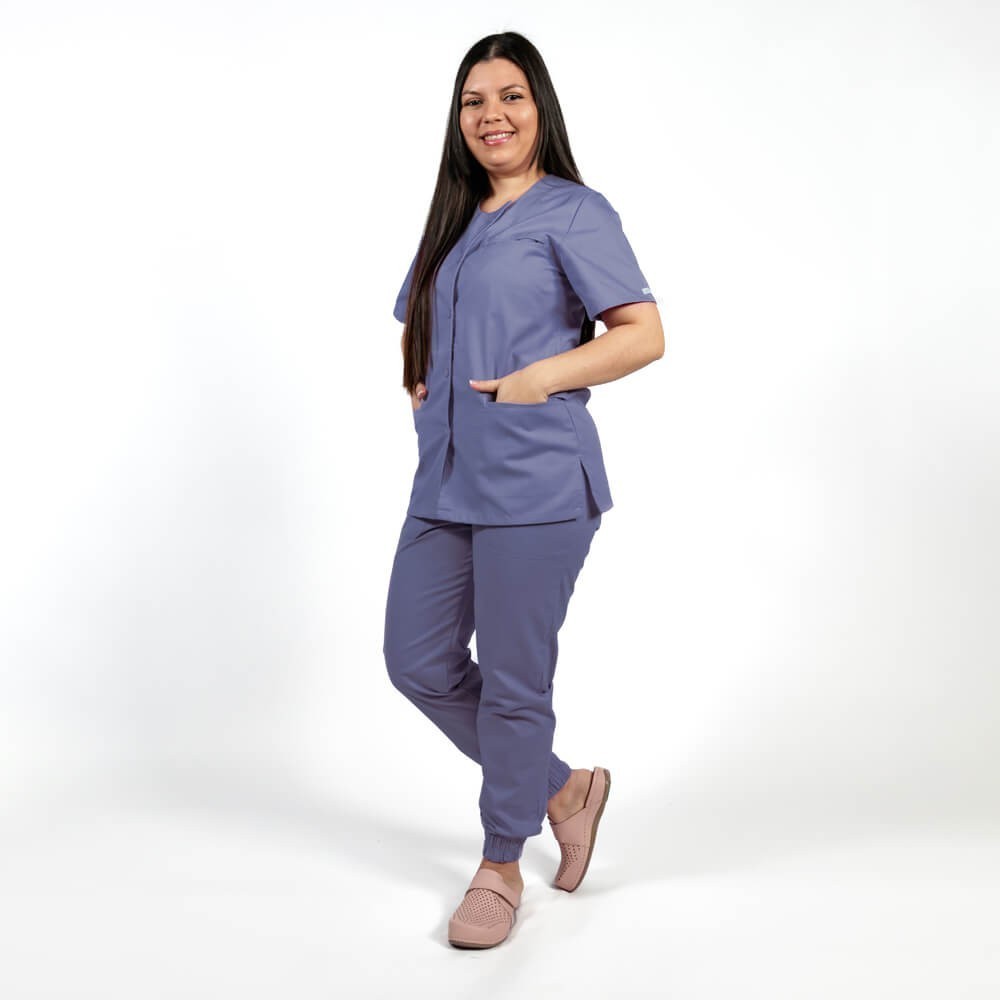 bluza asimetrica cu capse