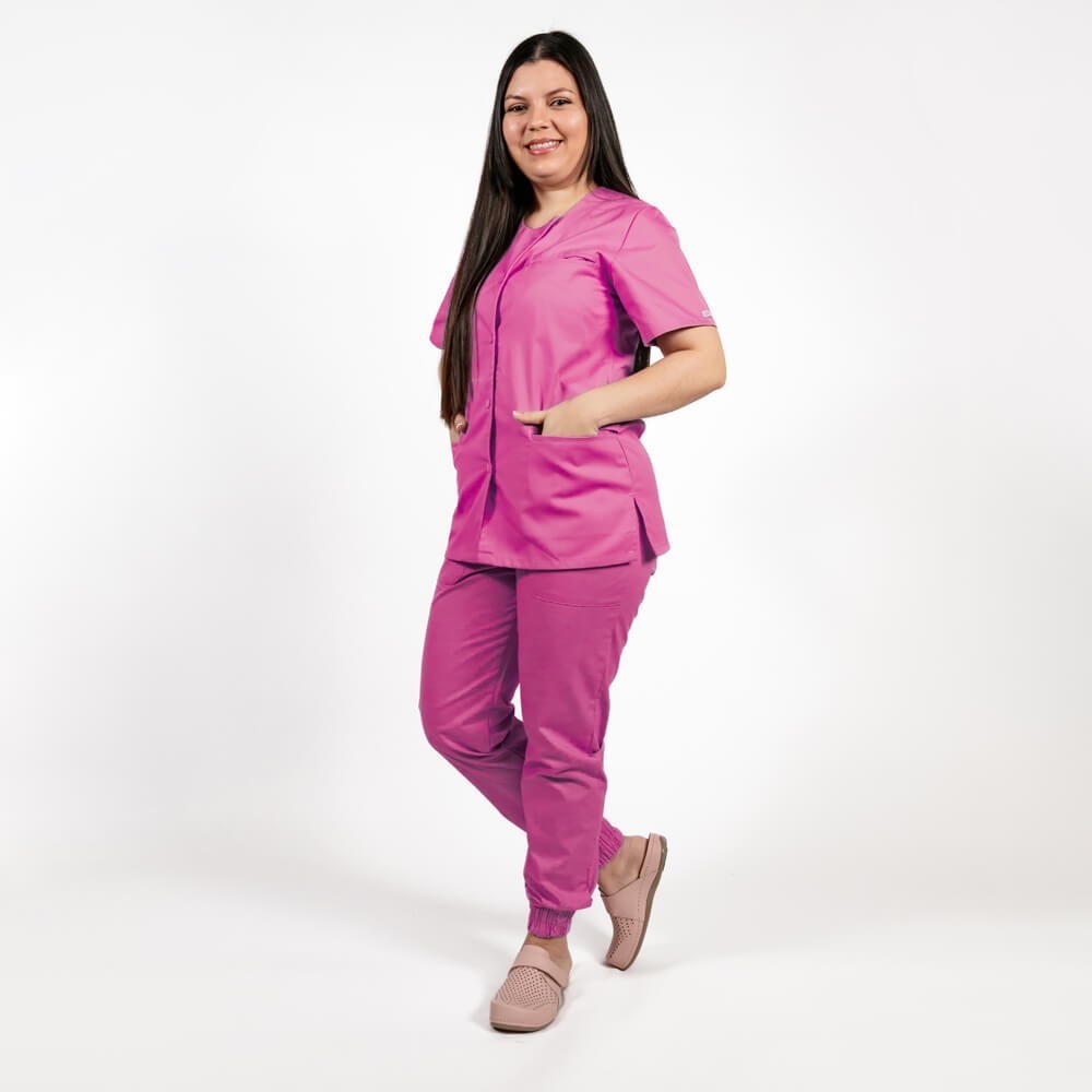 bluza asimetrica cu capse