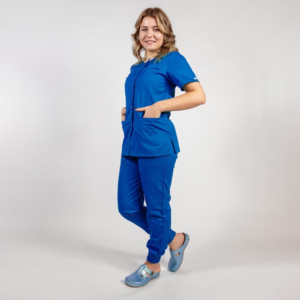 bluza asimetrica cu capse