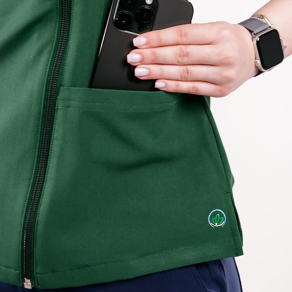 Costum medical Lotus Flex, stretch, verde hunter, TRS-NP11 TS-SP3