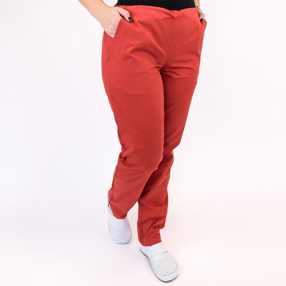 Costum Lotus 1, bluza kimono, pantaloni cu snur, rosu