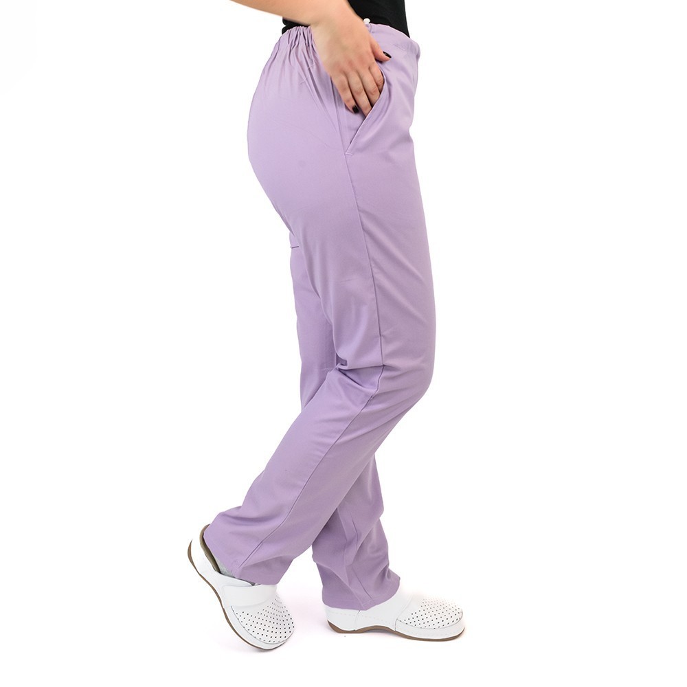 Pantalon unisex Lotus 1, cu snur, lila