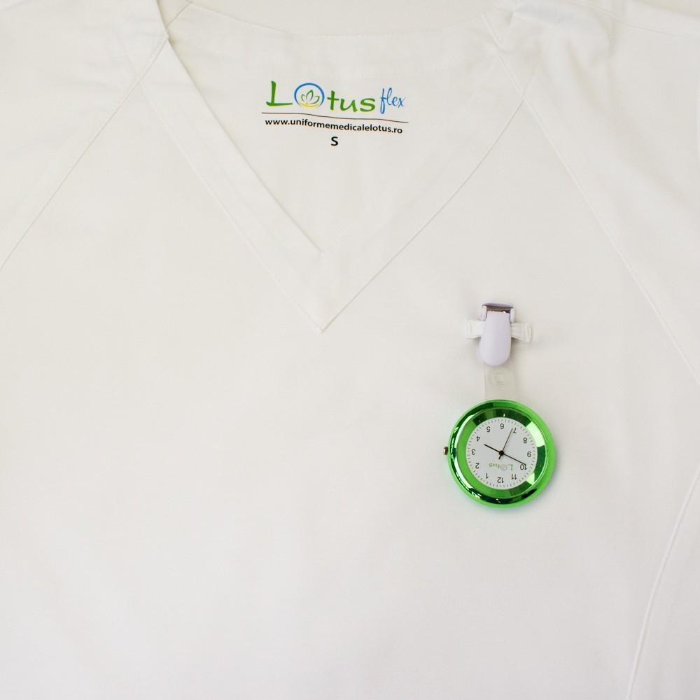 Ceas Lotus cu clip-on, verde