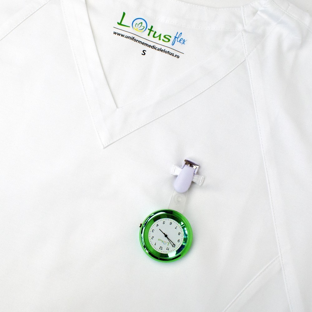 Ceas Lotus cu clip-on, verde