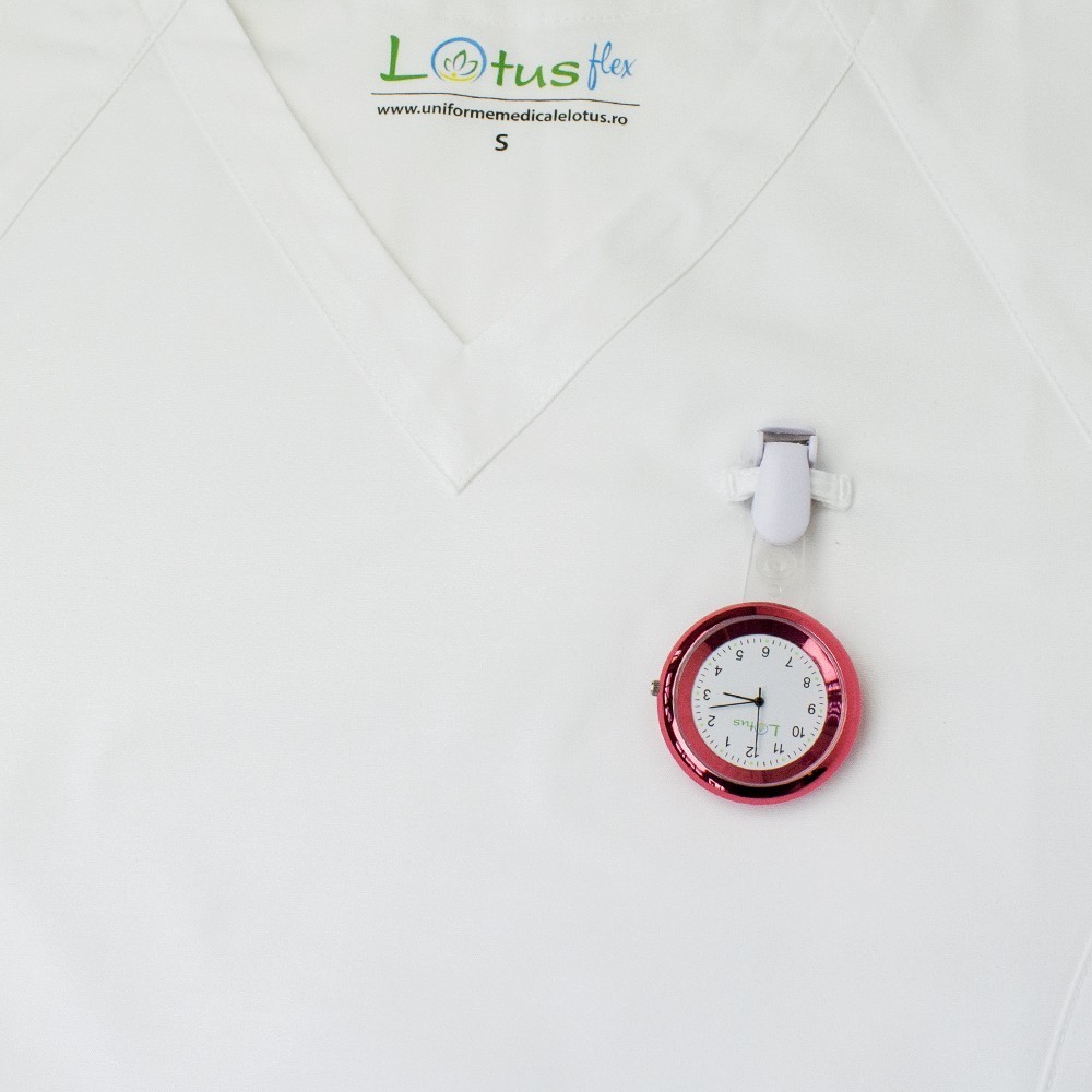 Ceas Lotus cu clip-on, rosu