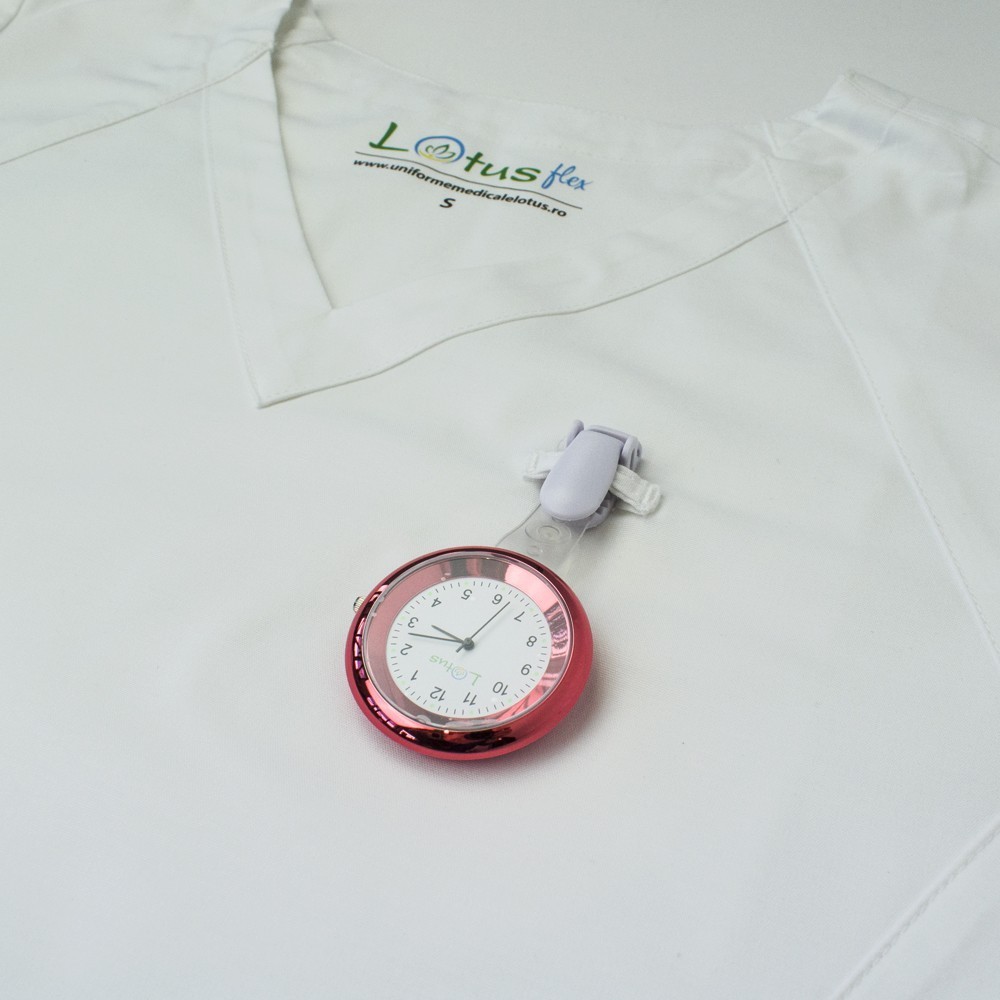 Ceas Lotus cu clip-on, rosu