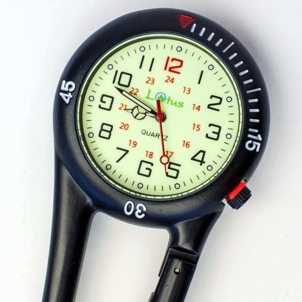 Ceas Lotus cu carabiniera, negru