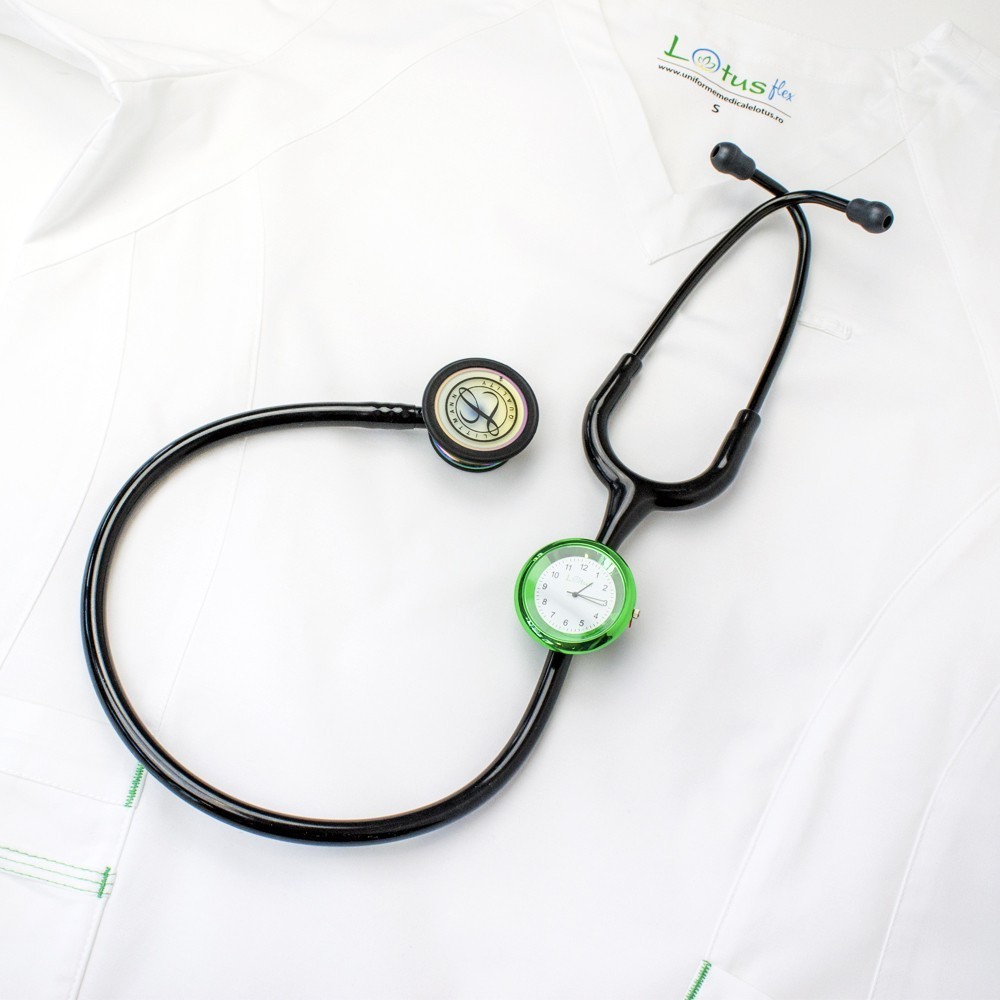 Ceas Lotus pentru stetoscop, verde