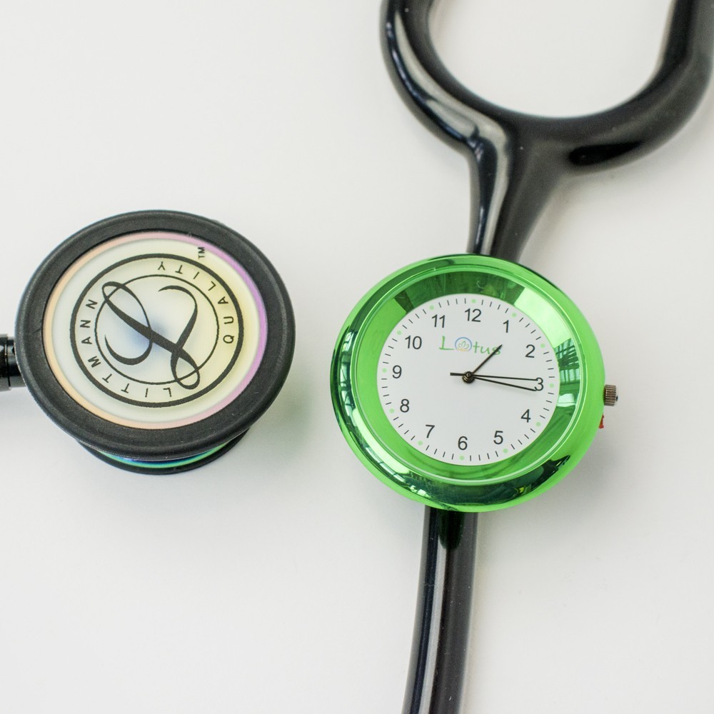 Ceas Lotus pentru stetoscop, verde