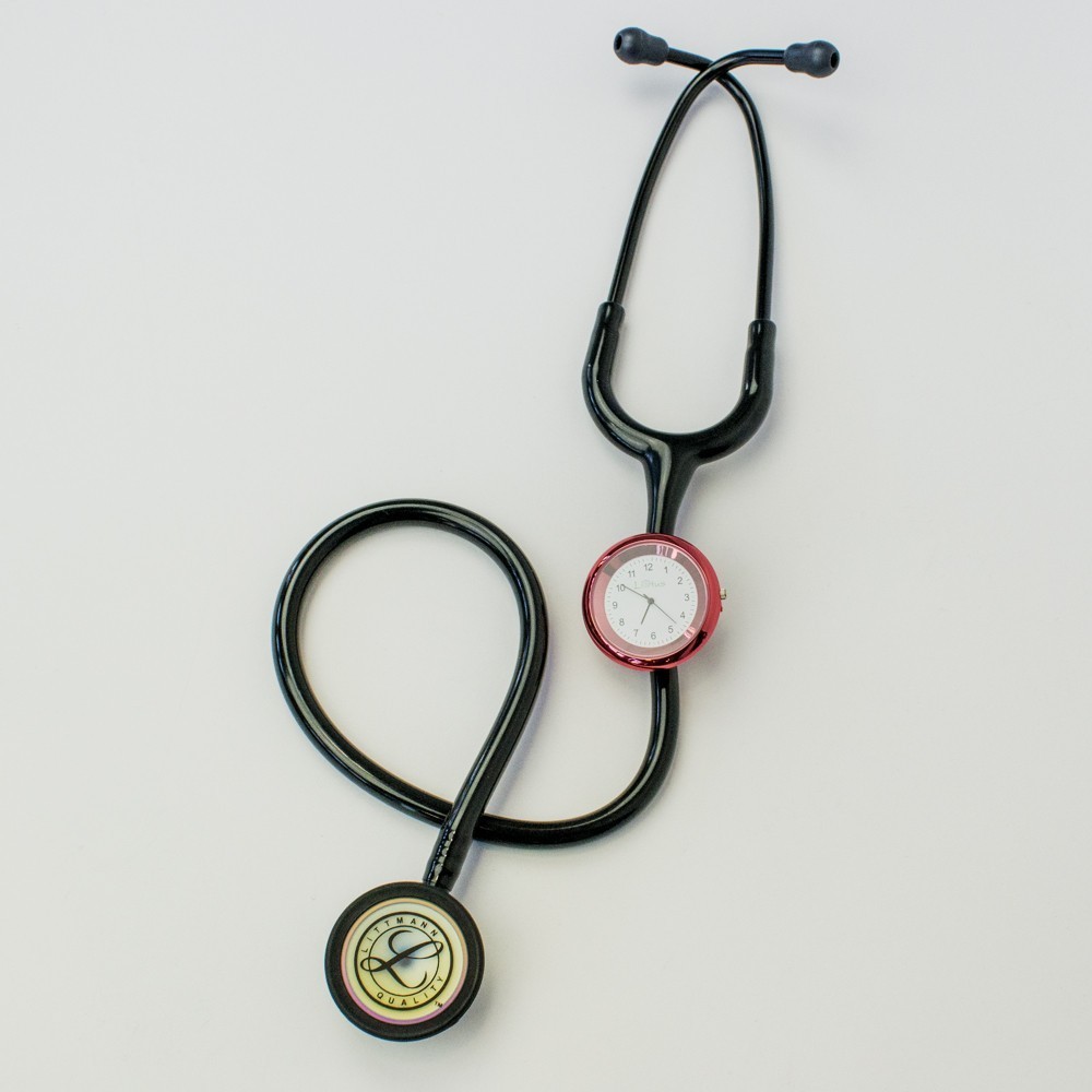 Ceas Lotus pentru stetoscop, rosu