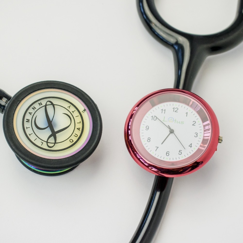 Ceas Lotus pentru stetoscop, rosu