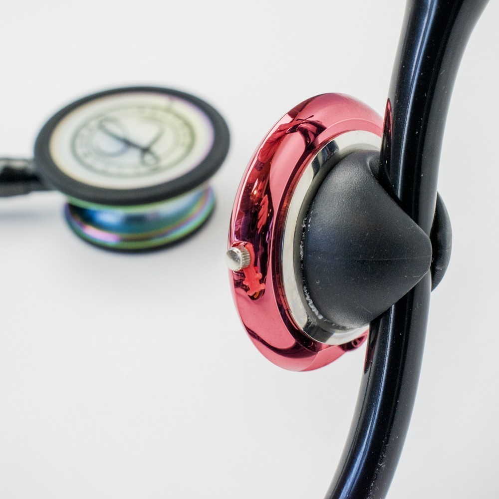 Ceas Lotus pentru stetoscop, rosu