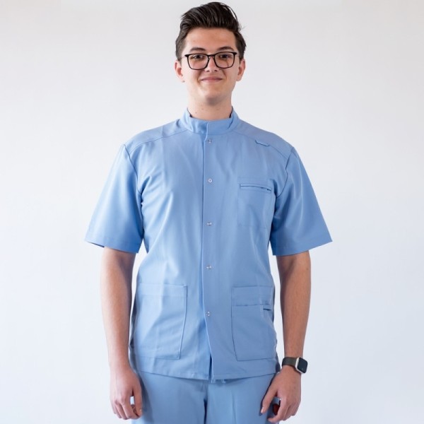 Bluza medicala cu capse