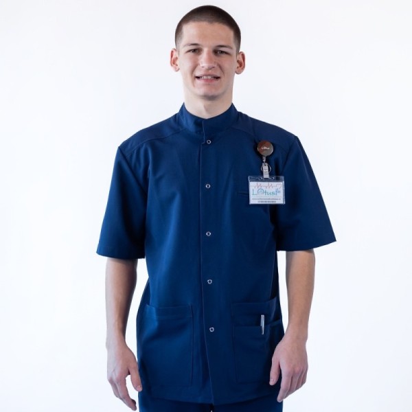 Bluza medicala cu capse